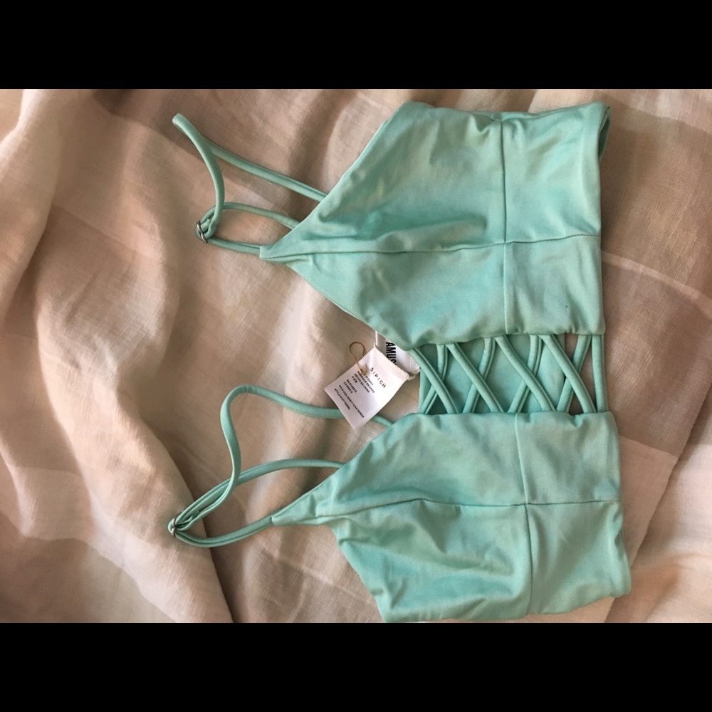 Amuse society bathing suit top small
